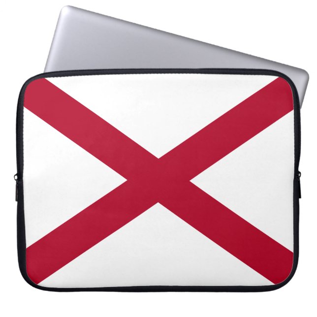 State of Alabama Flag Laptop Sleeve (Front)
