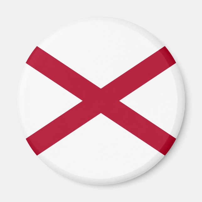 State of Alabama Flag Magnet (Front)