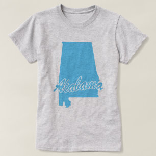 State Of Alabama Shape T-shirt