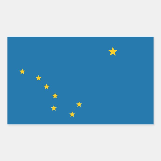 State of Alaska flag Sticker (Front)