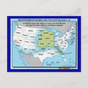 State Of Alaska Postcard