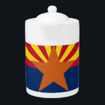 State of Arizona Flag<br><div class="desc">Arizona is one beautiful state with many attractions. Even the state flag is colourful. Everyone loves to travel. Personally, I would love to travel to all 50 states and explore outside countries. Since I am from America, I will try to get the best of each state. Then adding from places...</div>