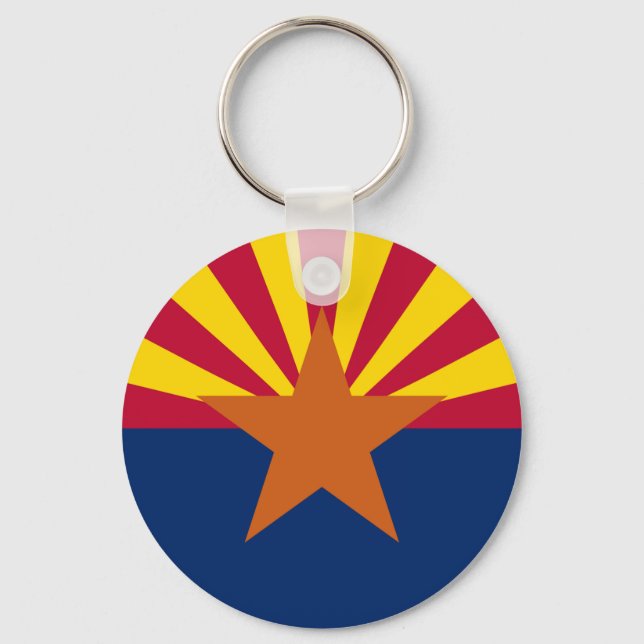  State of Arizona Flag Keychain (Front)