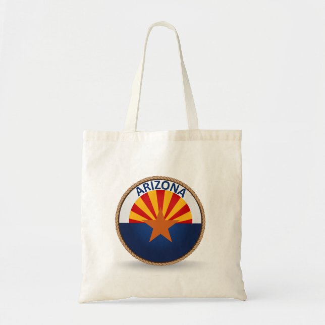 State of Arizona Flag Seal Tote Bag (Front)