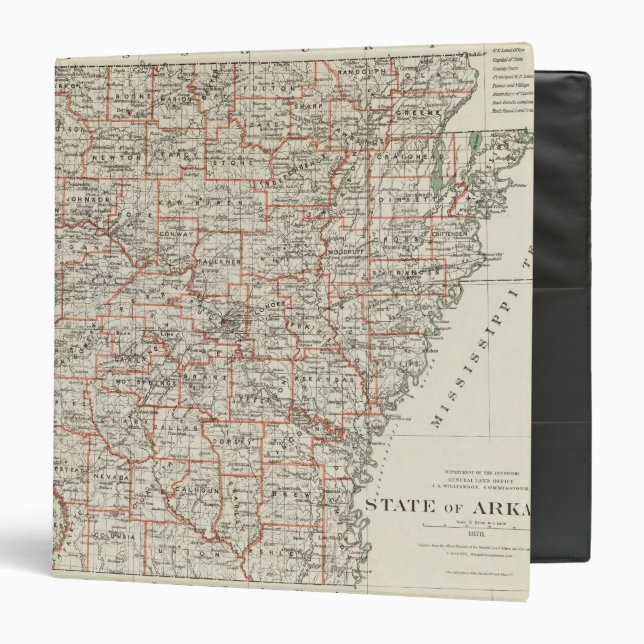 State of Arkansas Binder (Front/Inside)