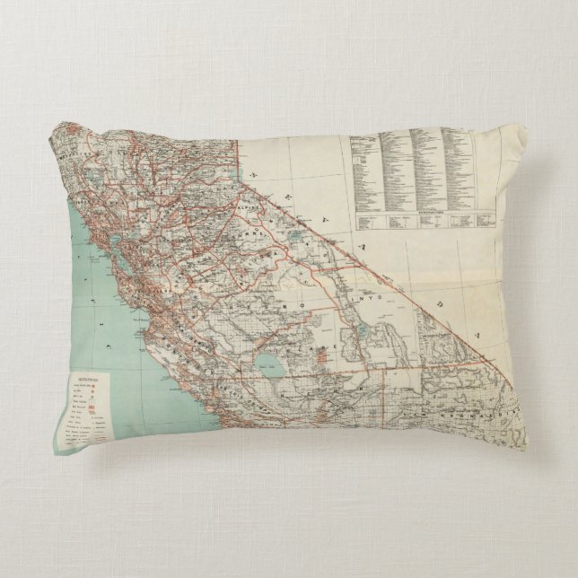 State of California 2 Decorative Pillow (Front)