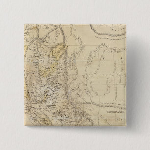 State of California 2 Inch Square Button