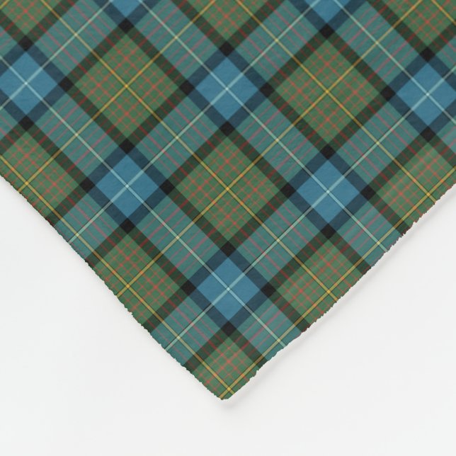 State of California Tartan Fleece Blanket (Corner)