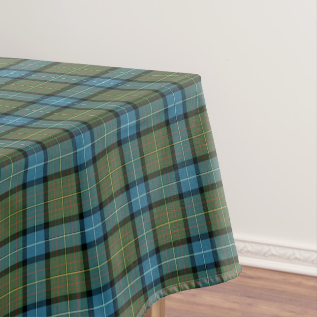 State of California Tartan Tablecloth (In Situ)