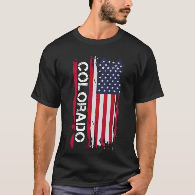 State Of Colorado Apparel And Design T-Shirt (Front)