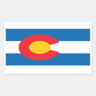 State of Colorado flag Sticker
