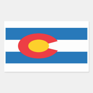 State of Colorado flag Sticker
