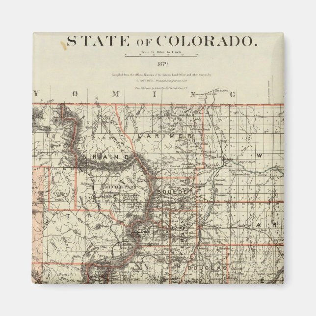 State of Colorado Magnet (Front)
