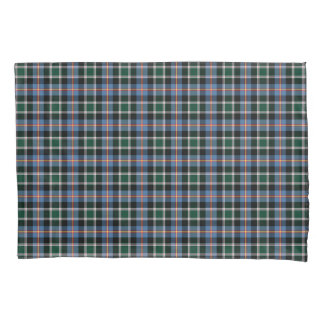 State of Colorado Tartan Blue and Black Plaid Pillowcase