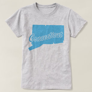 State Of Connecticut Shape T-shirt