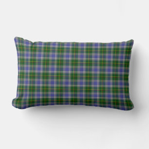 State of Connecticut Tartan Lumbar Pillow