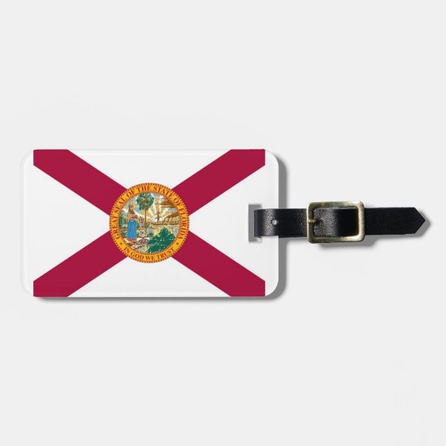 State of Florida Luggage Tag (Front Horizontal)