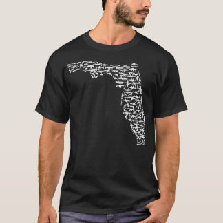 State of Florida made out of s T  T-Shirt