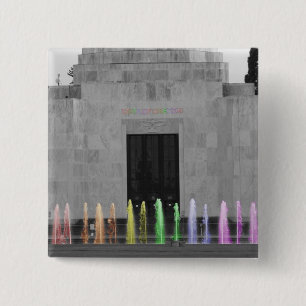 state of gay 2 inch square button