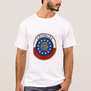 State of Georgia Flag Seal T-Shirt