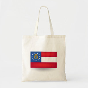 State of Georgia Flag Tote Bag