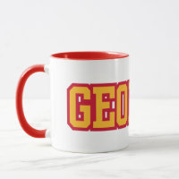 State Of Georgia Pride Custom Two-Tone Coffee