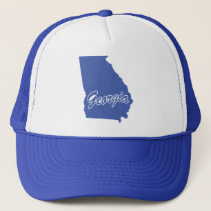 State Of Georgia Shape Trucker Hat
