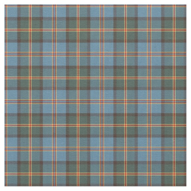 State of Hawaii Tartan Fabric (Close Up)