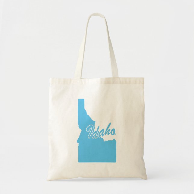 State Of Idaho Shape Tote Bag (Front)