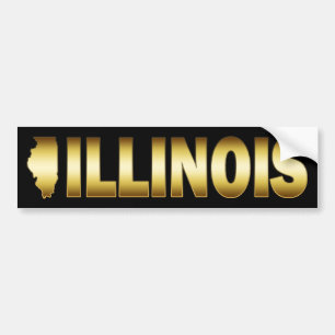 STATE OF ILLINOIS BUMPER STICKER