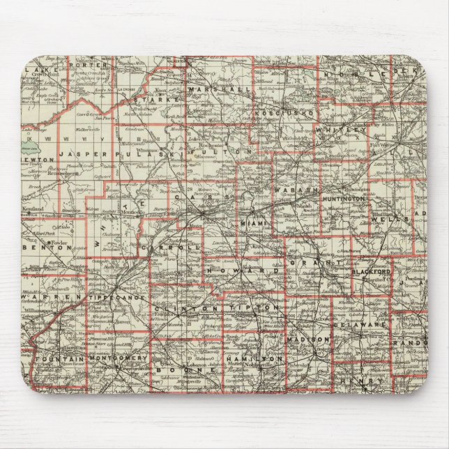 State of Indiana Mouse Pad (Front)