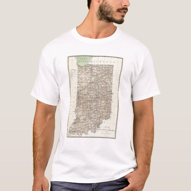 State of Indiana T-Shirt (Front)