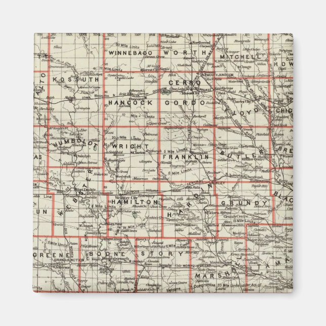 State of Iowa Magnet (Front)