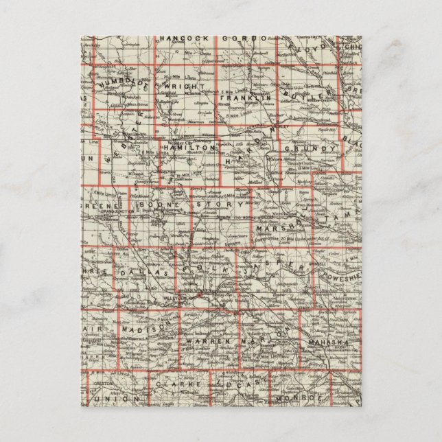 State of Iowa Postcard (Front)