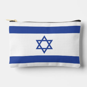 State of Israel Flag, Star of David Judaism Jewish Accessory Pouch