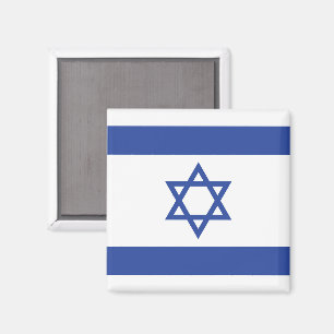 State of Israel Flag, Star of David Judaism Jewish Magnet