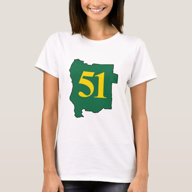 State of Jefferson 51st State T-Shirt (Front)