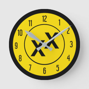 State of Jefferson Double-Cross X X Wall Clock