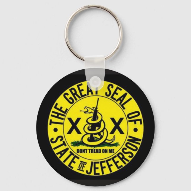 State of Jefferson Keychain (Front)