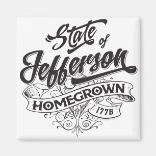 State of Jefferson- Pinochle Magnet