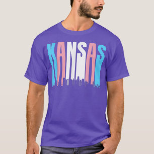 State Of Kansas Trans Pride Flag Transgender T-Shirt