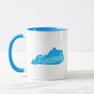 State Of Kentucky Shape Mug