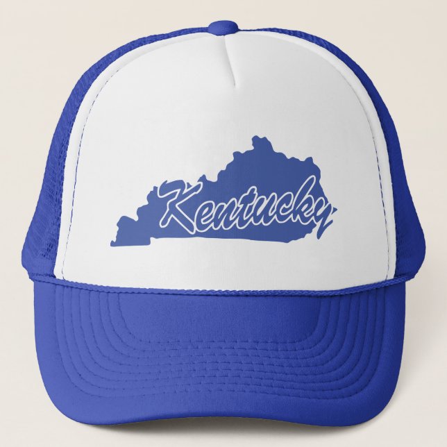 State Of Kentucky Shape Trucker Hat (Front)