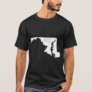 STATE of MARYLAND with CODE T-Shirt