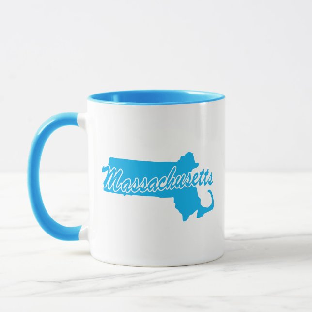 State Of Massachusetts Shape Mug (Left)