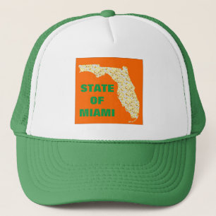 STATE OF MIAMI TRUCKER HAT