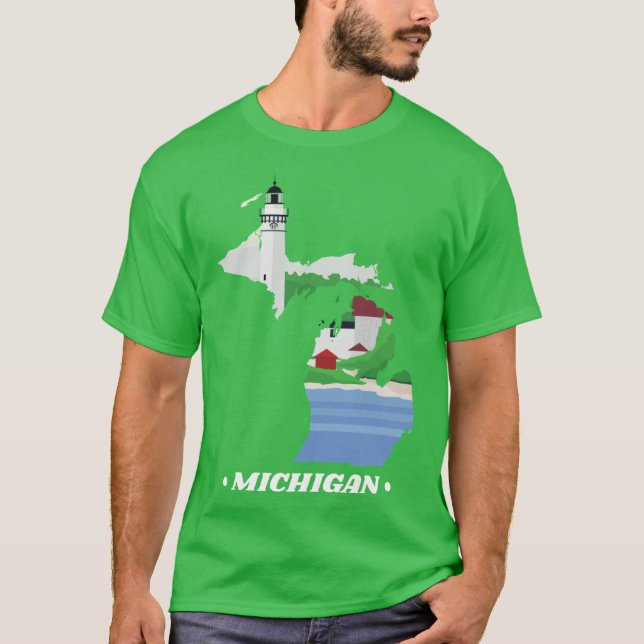 State of Michigan 1 T-Shirt (Front)