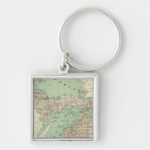 State of Michigan Keychain