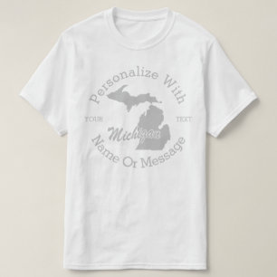 State Of Michigan PERSONALIZED T-shirt