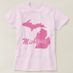 State Of Michigan Shape T-shirt